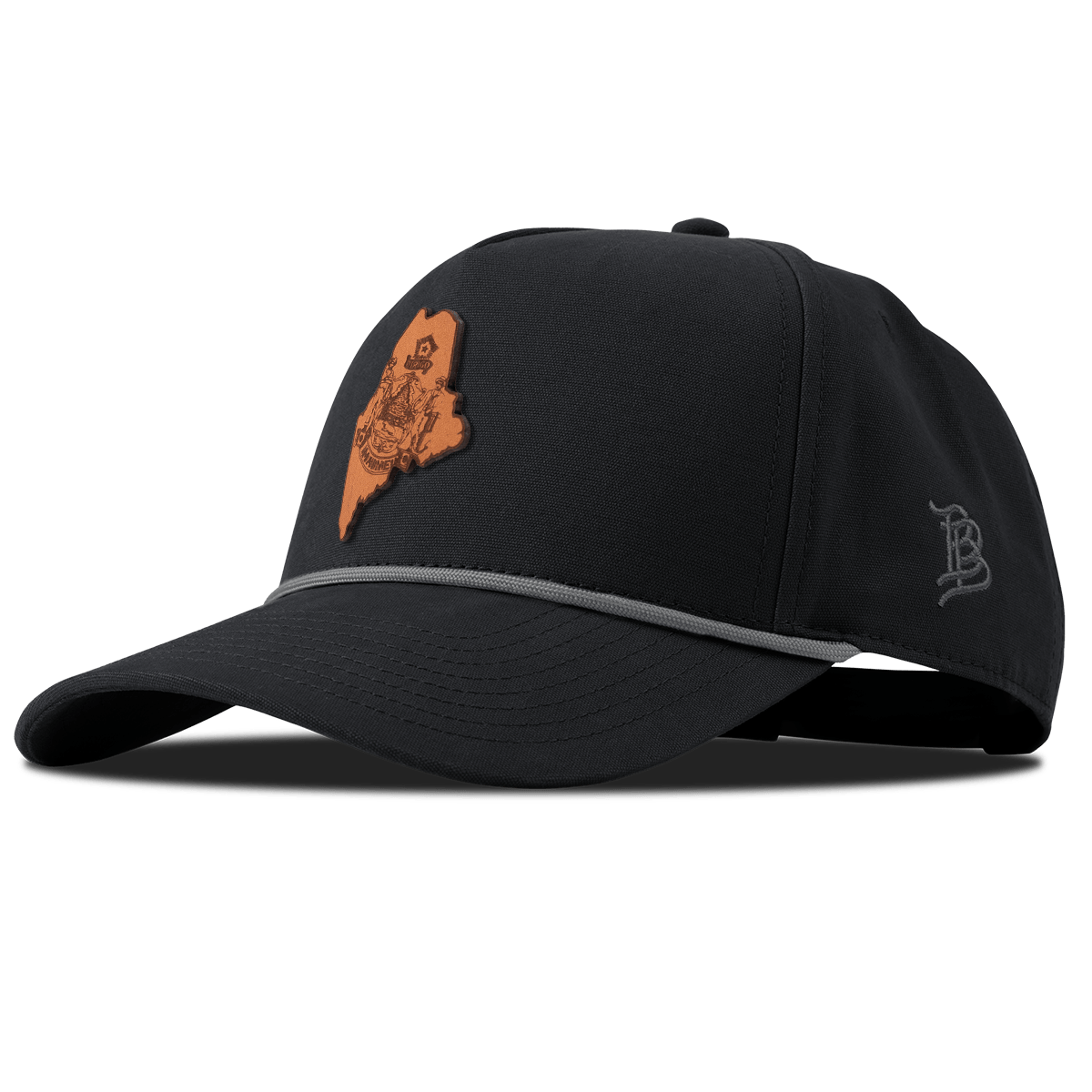 Maine 23 Canvas 5 Panel Rope Vintage Black