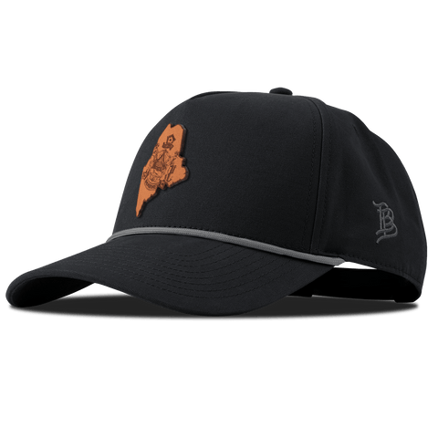 Maine 23 Canvas 5 Panel Rope Vintage Black