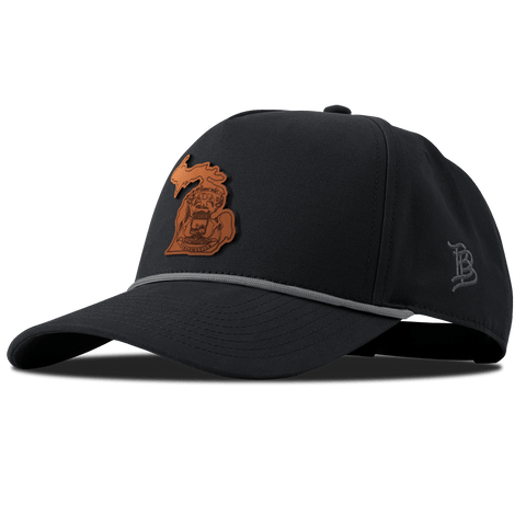 Michigan 26 Canvas 5 Panel Rope Vintage Black