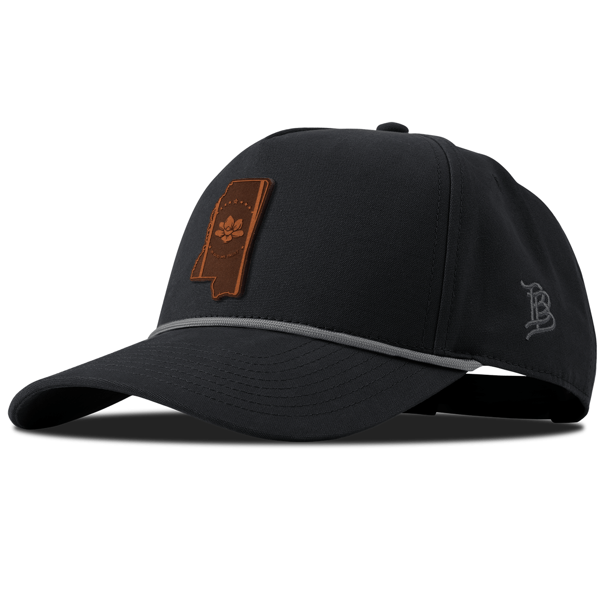 Mississippi 20 Canvas 5 Panel Rope Vintage Black