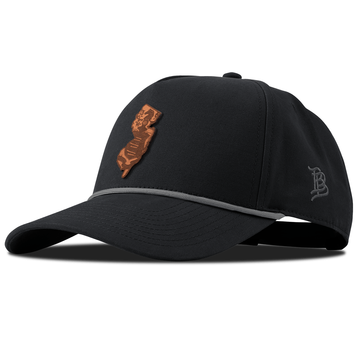 New Jersey 3 Canvas 5 Panel Rope Vintage Black