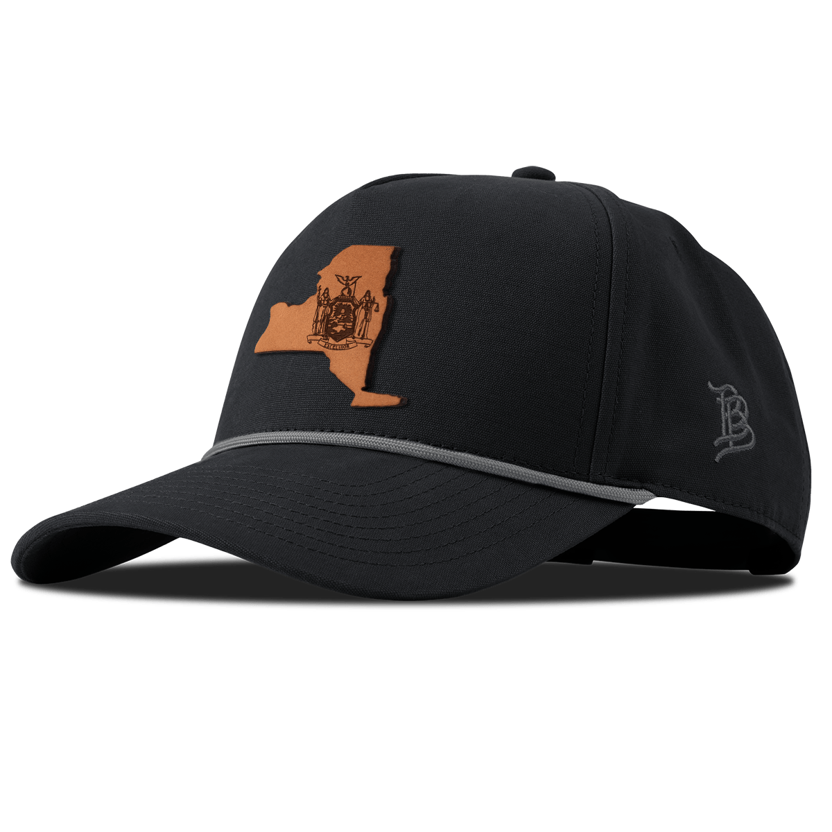 New York 11 Canvas 5 Panel Rope Vintage Black