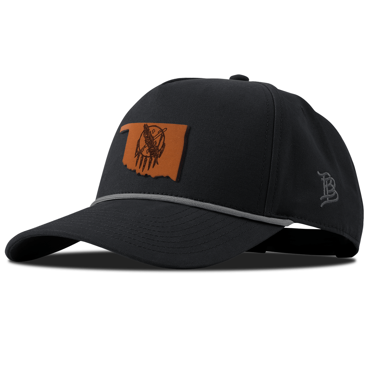 Oklahoma 46 Canvas 5 Panel Rope Vintage Black
