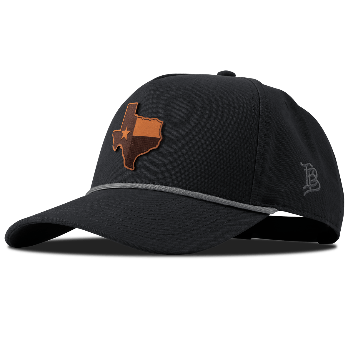 Texas 28 Canvas 5 Panel Rope Vintage Black