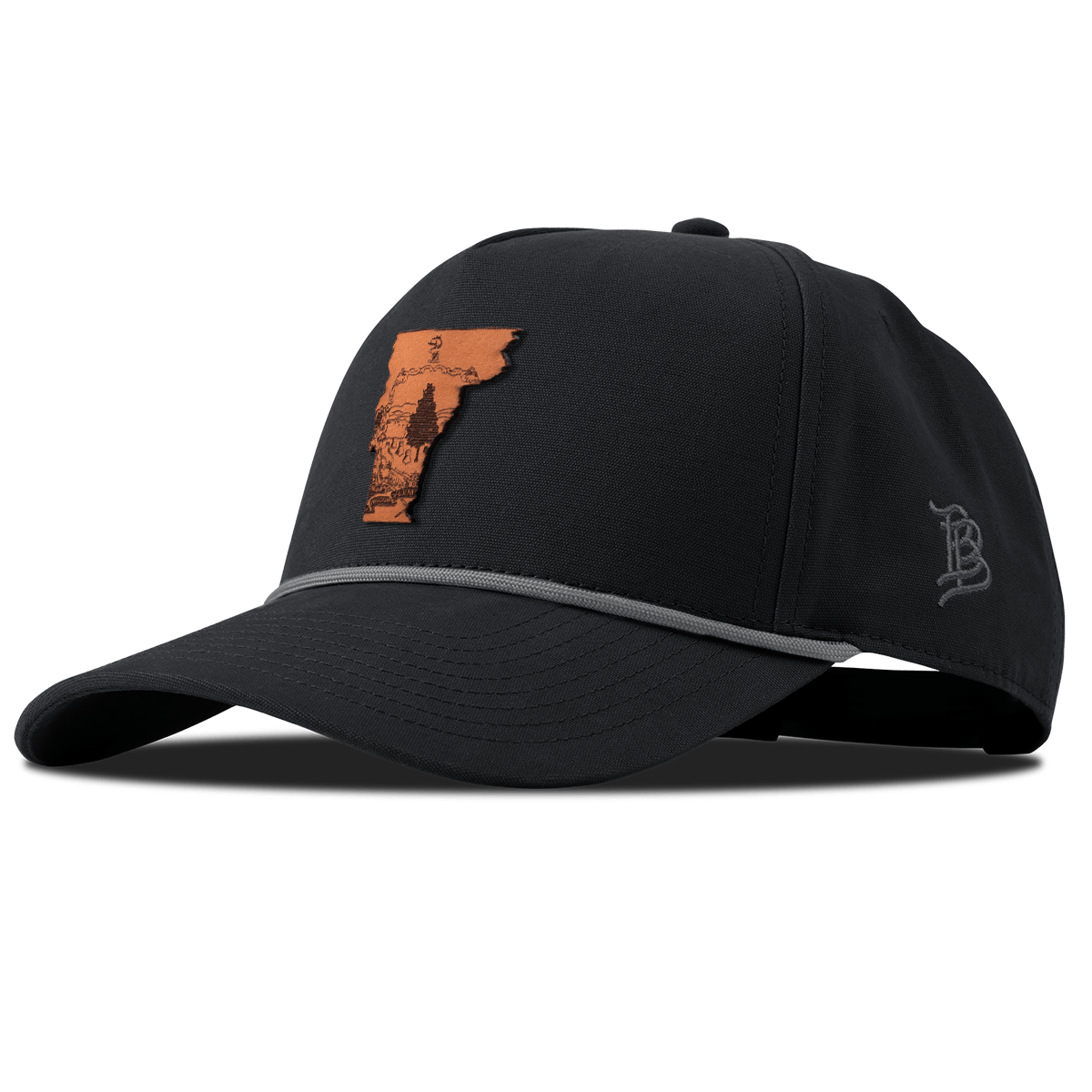 Vermont 14 Canvas 5 Panel Rope Vintage Black