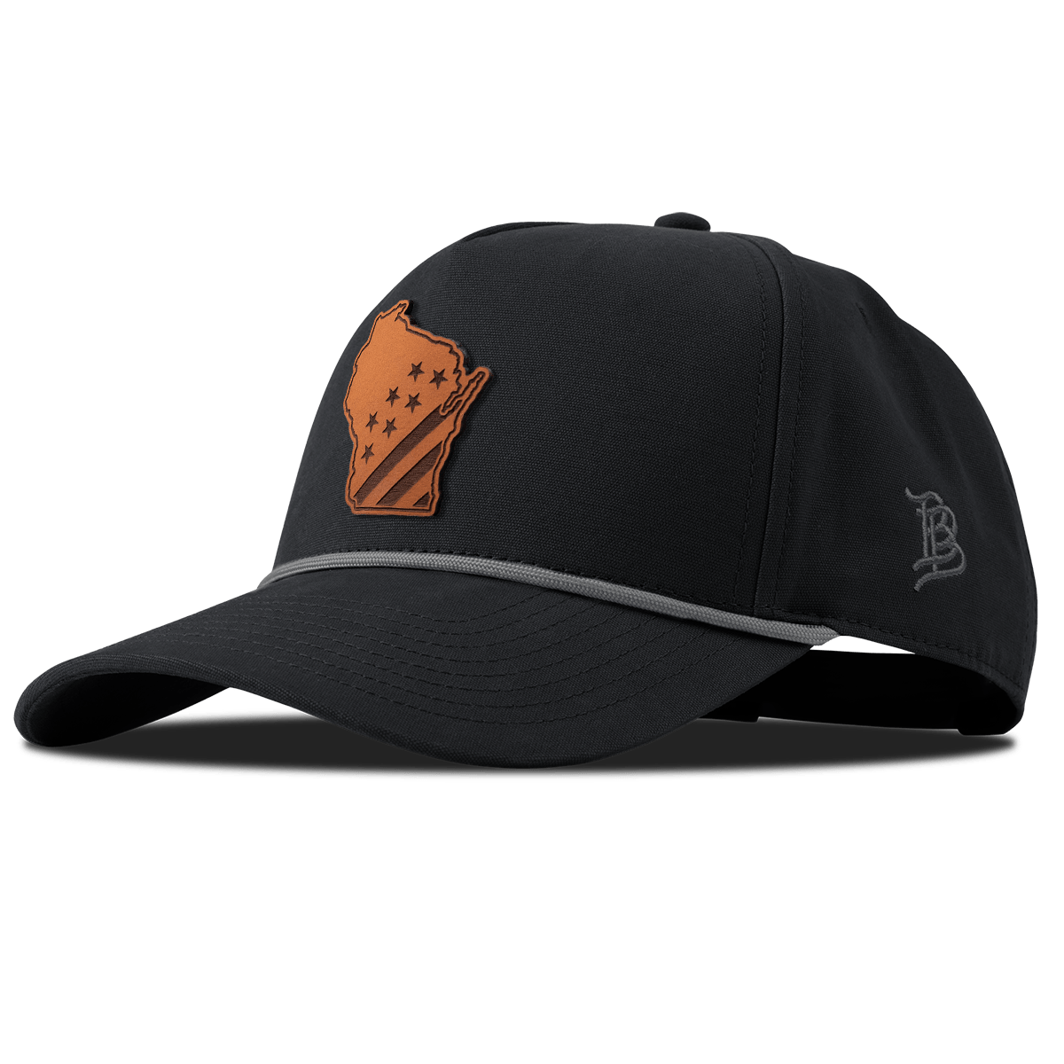 Wisconsin 30 Canvas 5 Panel Rope Vintage Black