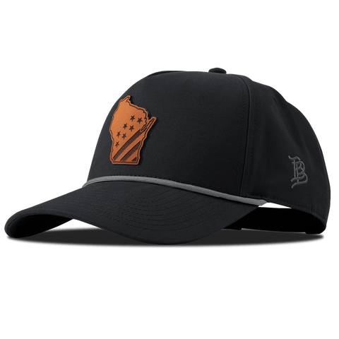 Wisconsin 30 Canvas 5 Panel Rope Vintage Black