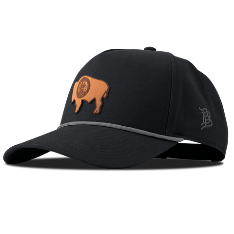 Wyoming 44 Canvas 5 Panel Rope Vintage Black