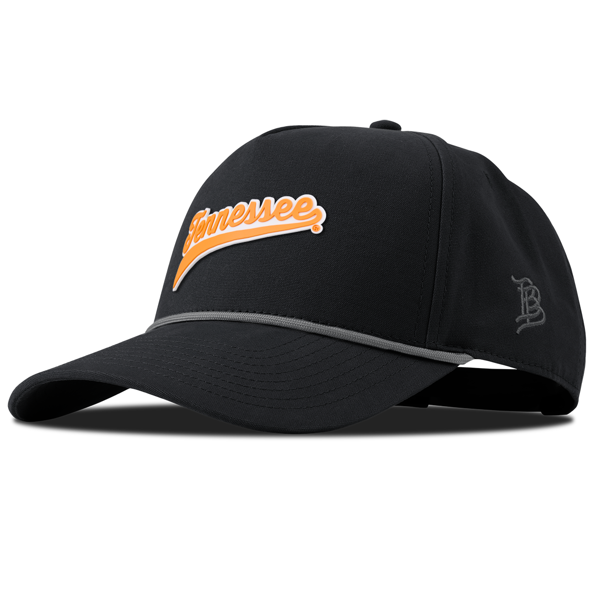 University of Tennessee "Tennessee Script" Curved Canvas 5 Panel Rope Vintage Black