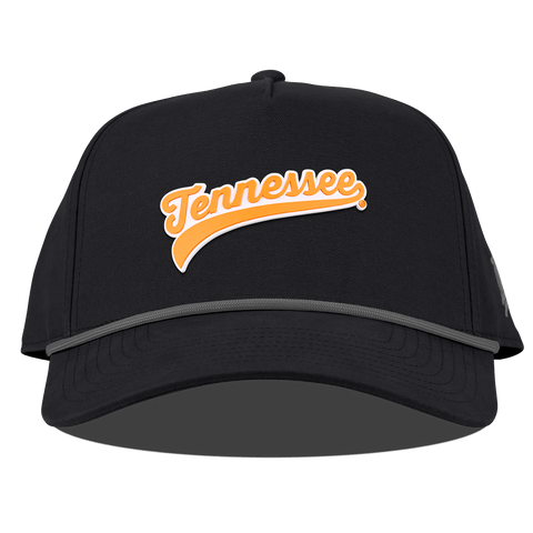 University of Tennessee "Tennessee Script" Curved Canvas 5 Panel Rope Vintage Black