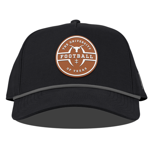 University of Texas "Texas Football Legacy" Legacy Curved Canvas 5 Panel Rope Vintage Black