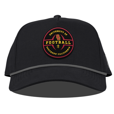 University of Southern California "USC Football Legacy" Curved Canvas 5 Panel Rope Vintage Black