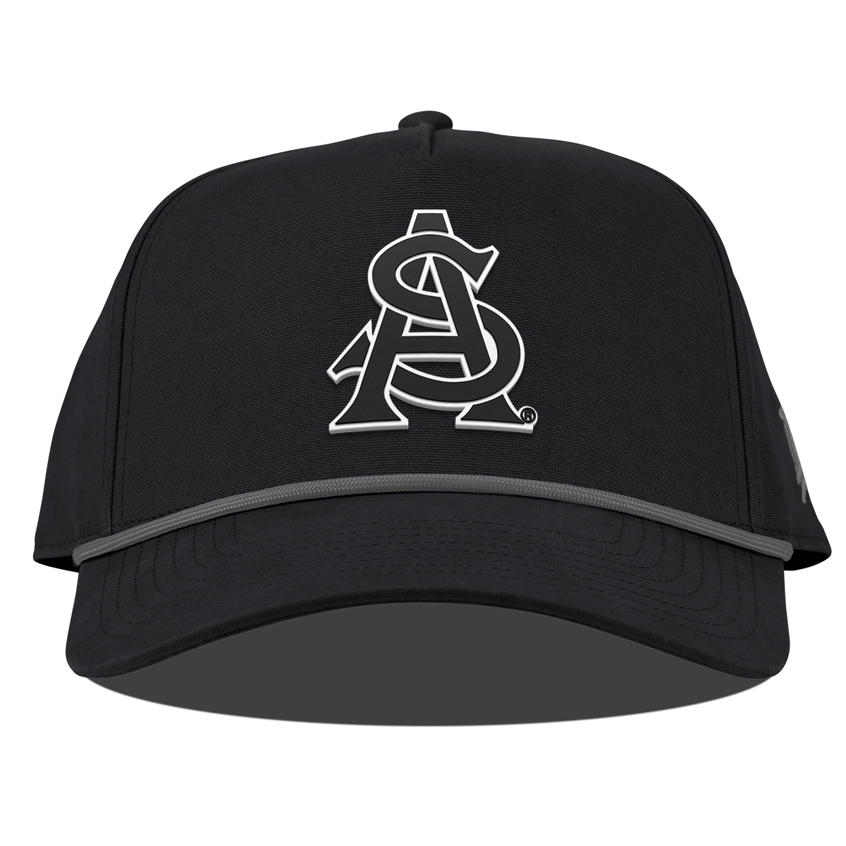 Arizona State University "Vintage ASU Team Logo" Curved Canvas 5 Panel Rope Vintage Black