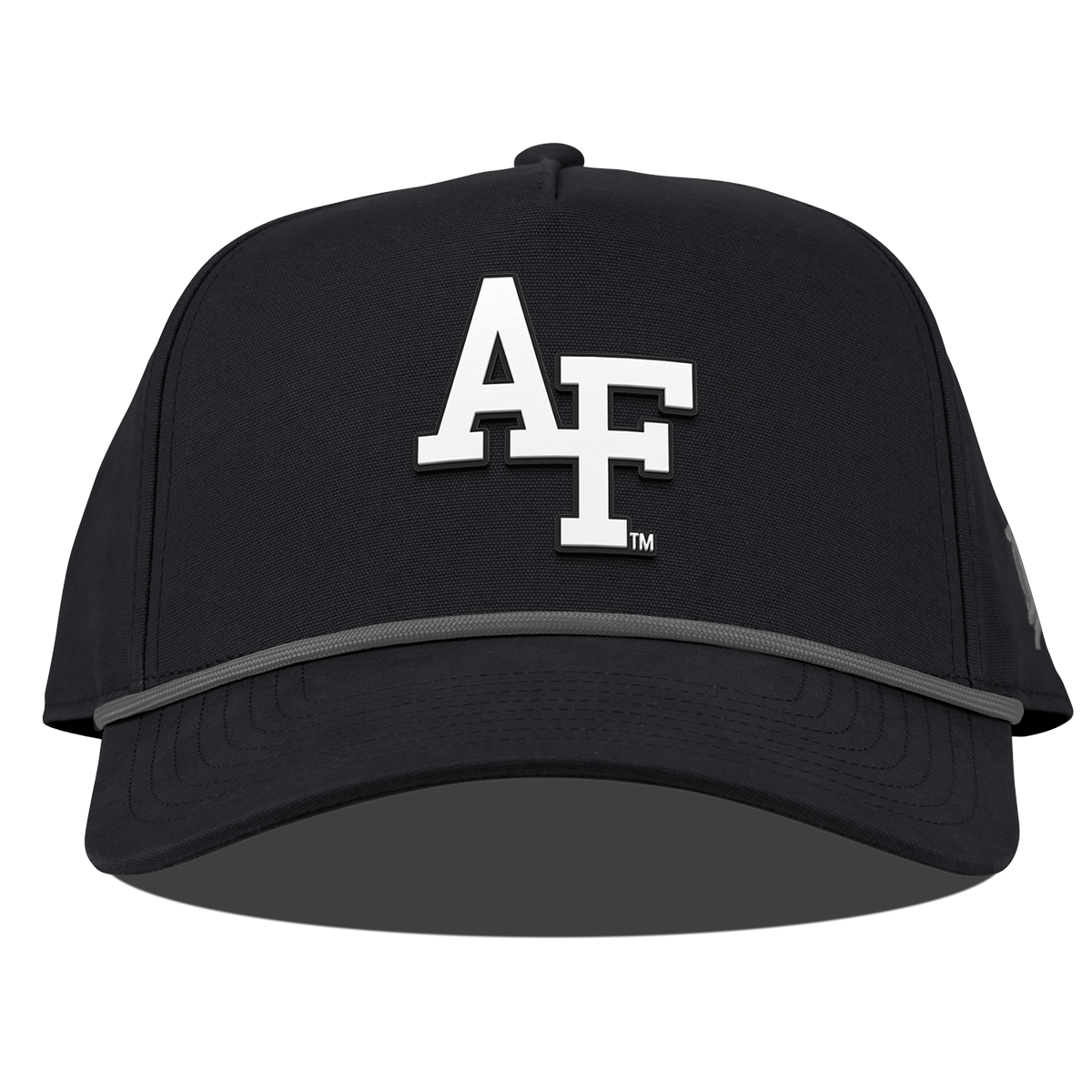 Air Force Academy "Vintage Air Force Team Logo" Curved Canvas 5 Panel Rope Vintage Black