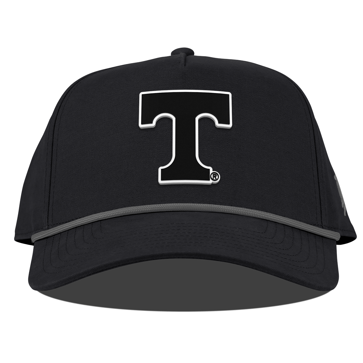 University of Tennessee "Vintage Tennessee Block" Curved Canvas 5 Panel Rope Vintage Black