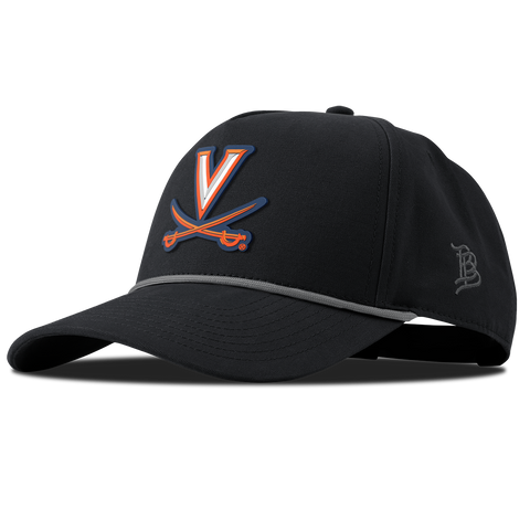 University of Virginia "Virginia Team Logo" Curved Canvas 5 Panel Rope Vintage Black