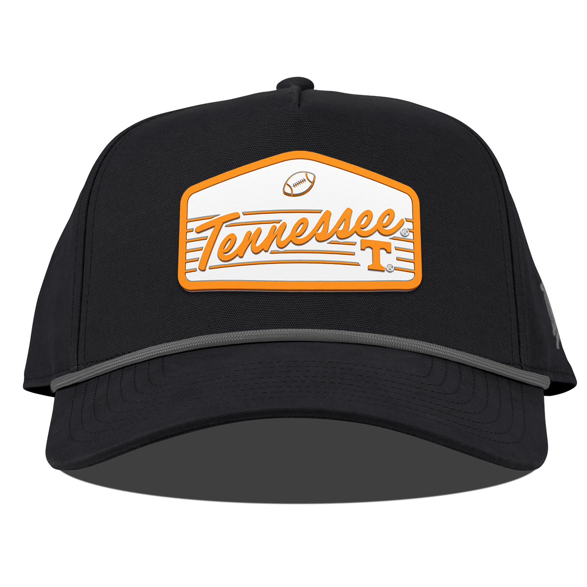 University of Tennessee "Volunteers Football" Curved Canvas 5 Panel Rope Vintage Black