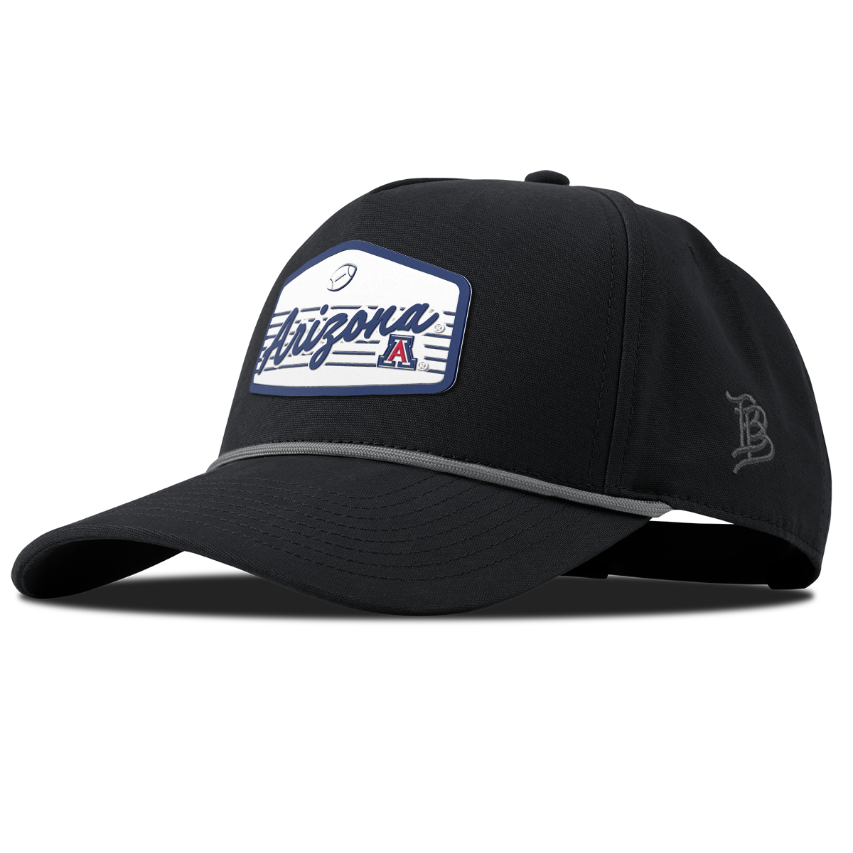 University of Arizona "Wildcats Football" Curved Canvas 5 Panel Rope Vintage Black