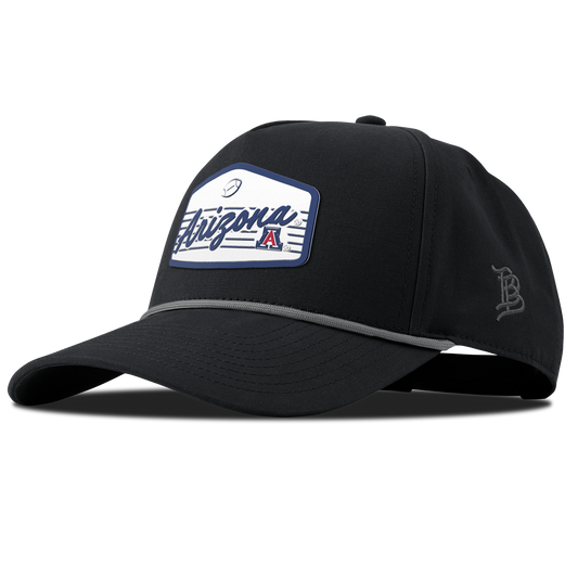 University of Arizona "Wildcats Football" Curved Canvas 5 Panel Rope Vintage Black
