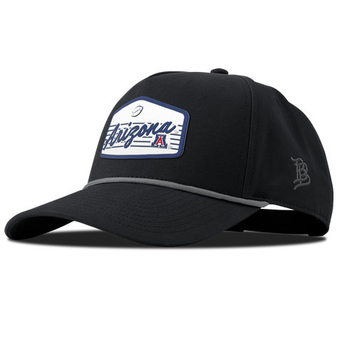 University of Arizona "Wildcats Football" Curved Canvas 5 Panel Rope Vintage Black