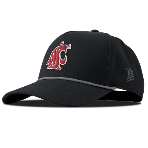 Washington State University "Washington State Team Logo" Curved Canvas 5 Panel Rope Vintage Black