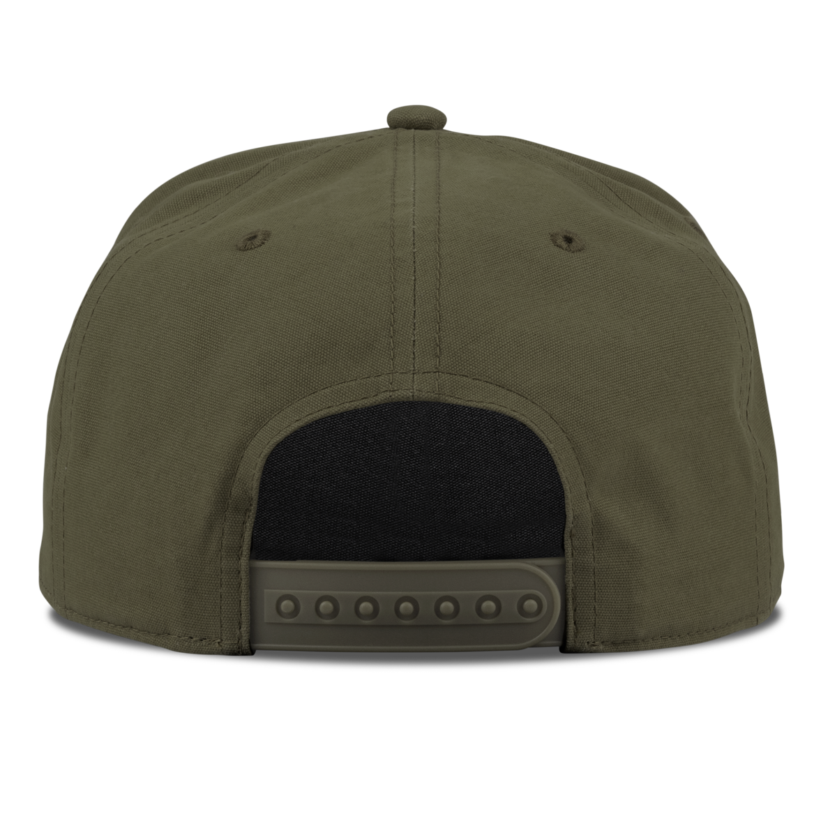 Minnesota Timber Camo Patriot Curved Canvas 5 Panel Rope Vintage Loden Back