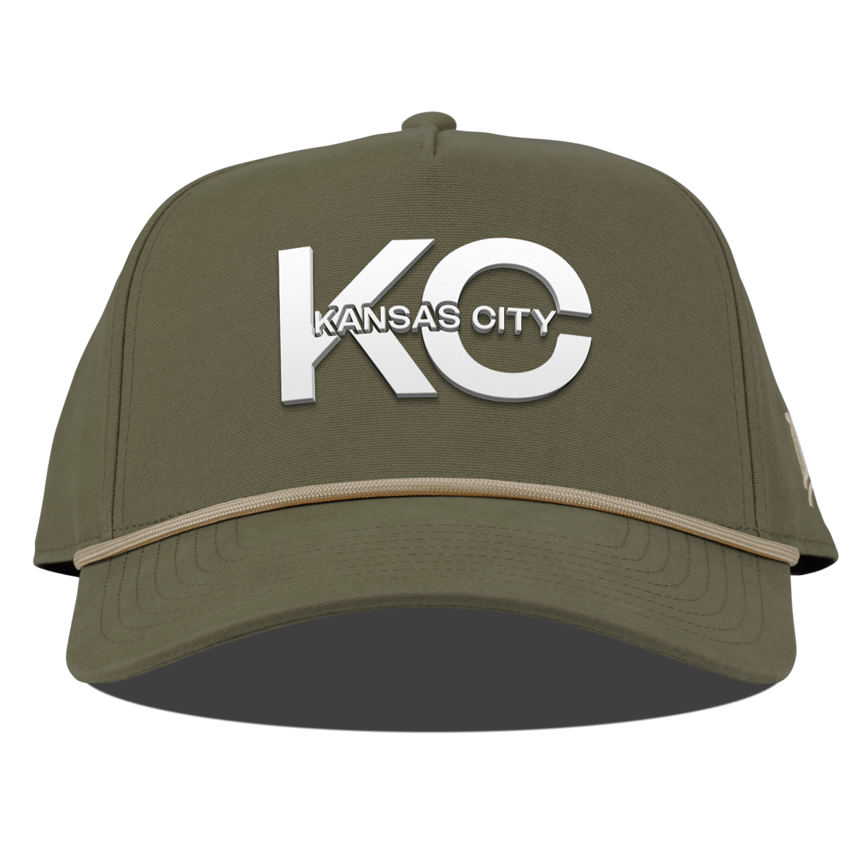 City Block Kansas City Curved Canvas 5 Panel Rope Vintage Loden