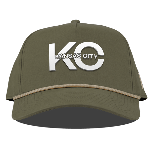 City Block Kansas City Curved Canvas 5 Panel Rope Vintage Loden