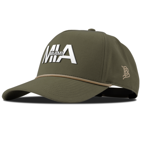 City Block Miami Curved Canvas 5 Panel Rope Vintage Loden