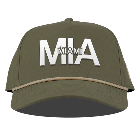 City Block Miami Curved Canvas 5 Panel Rope Vintage Loden