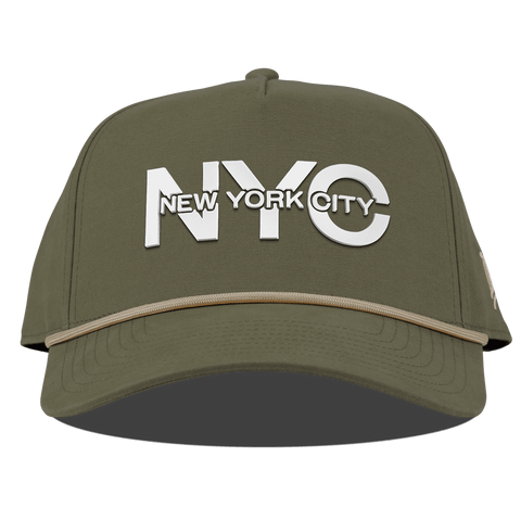 City Block New York Canvas 5 Panel Rope Vintage Loden