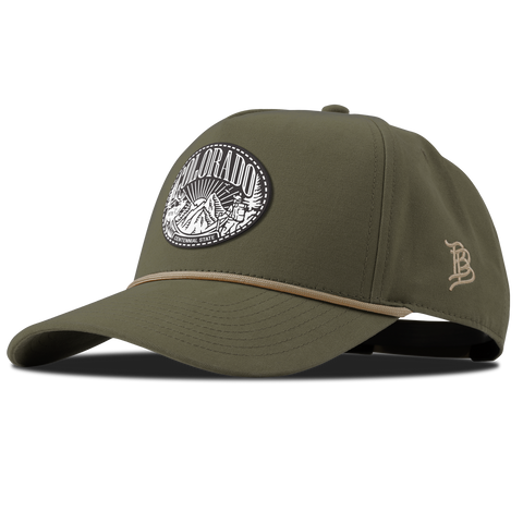Colorado Traveler Curved Canvas 5 Panel Rope Vintage Loden