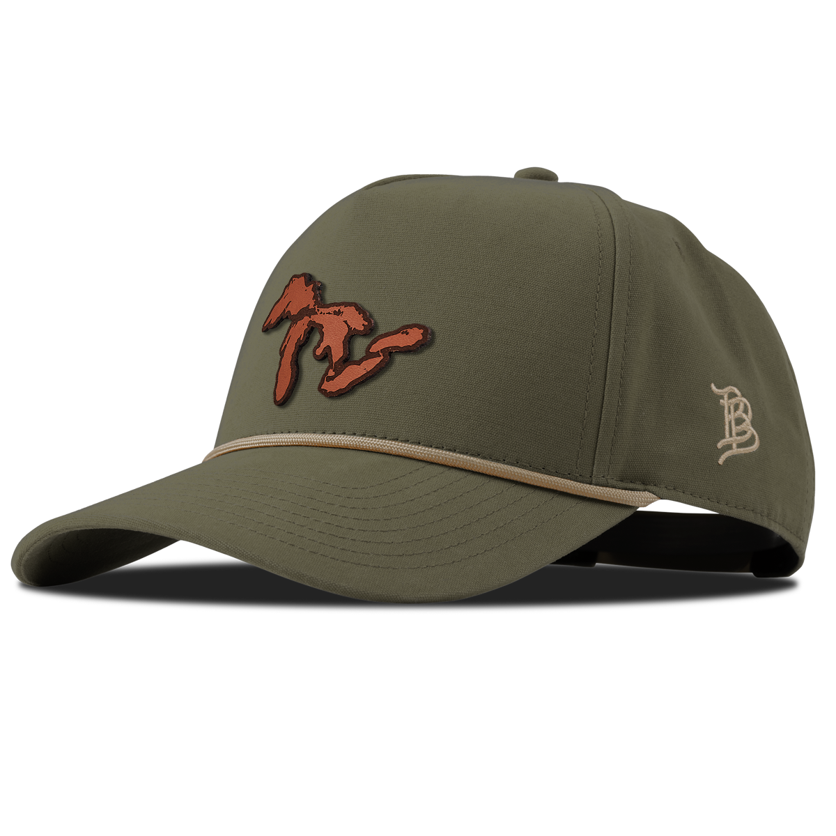 The Great Lakes Canvas 5 Panel Rope Vintage Loden