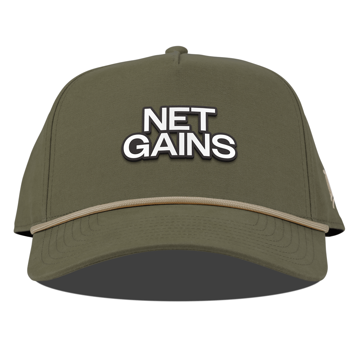Net Gains Curved Canvas 5 Panel Rope Vintage Loden