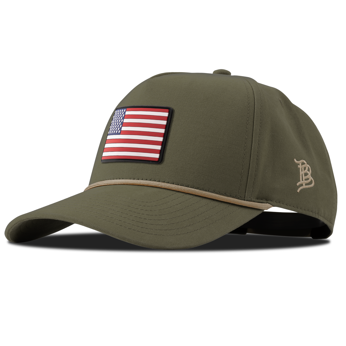 Old Glory PVC Canvas 5 Panel Rope Vintage Loden