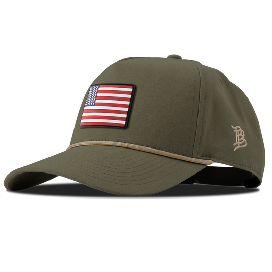 Old Glory PVC Canvas 5 Panel Rope Vintage Loden