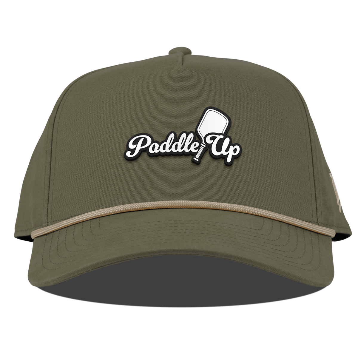 Paddle Up Curved Canvas 5 Panel Rope Vintage Loden