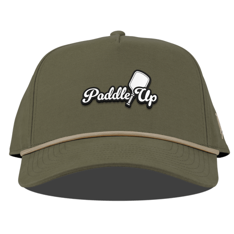 Paddle Up Curved Canvas 5 Panel Rope Vintage Loden