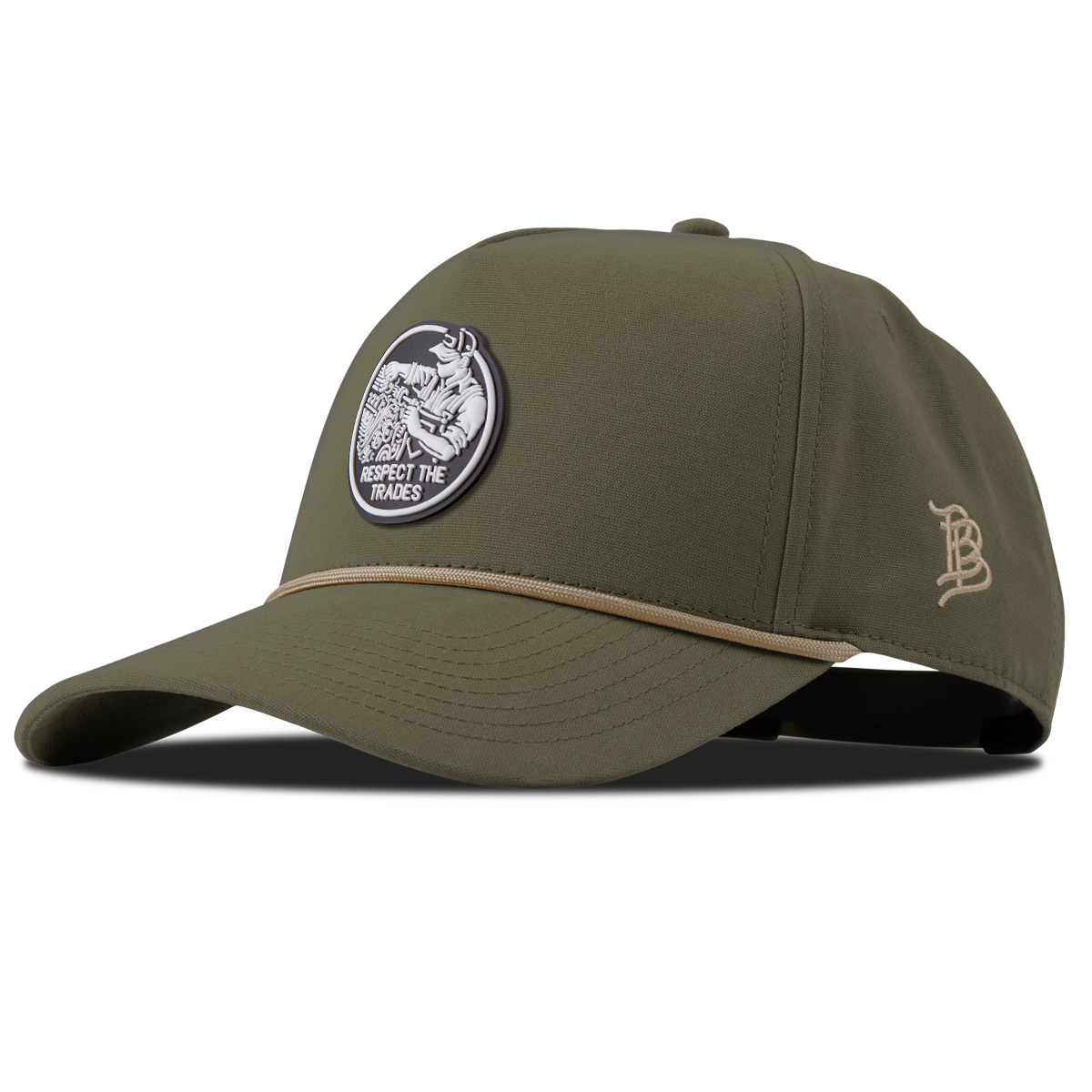 Respect The Trades Mechanic Canvas 5 Panel Rope Vintage Loden