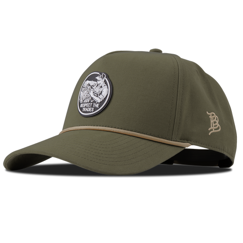 Respect The Trades Mechanic Canvas 5 Panel Rope Vintage Loden