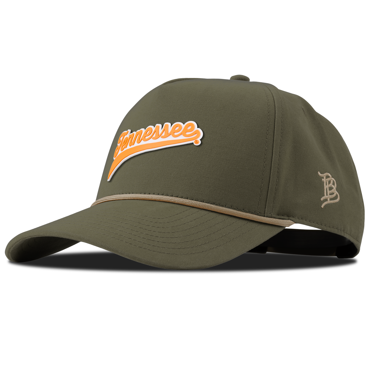 University of Tennessee "Tennessee Script" Curved Canvas 5 Panel Rope Vintage Loden