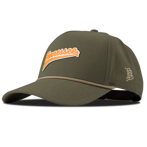 University of Tennessee "Tennessee Script" Curved Canvas 5 Panel Rope Vintage Loden