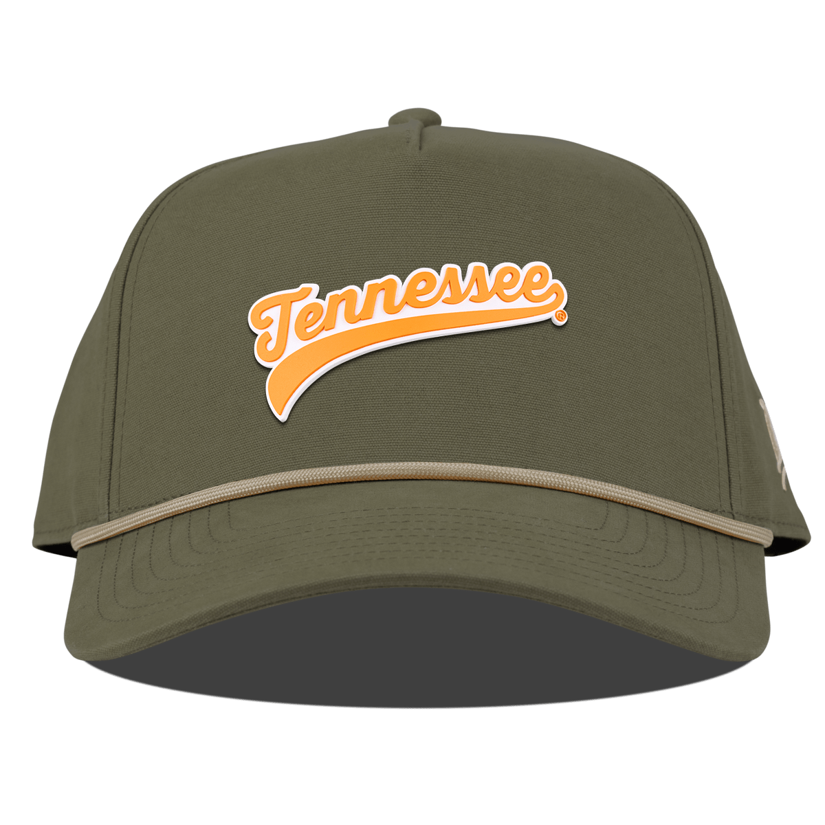 University of Tennessee "Tennessee Script" Curved Canvas 5 Panel Rope Vintage Loden