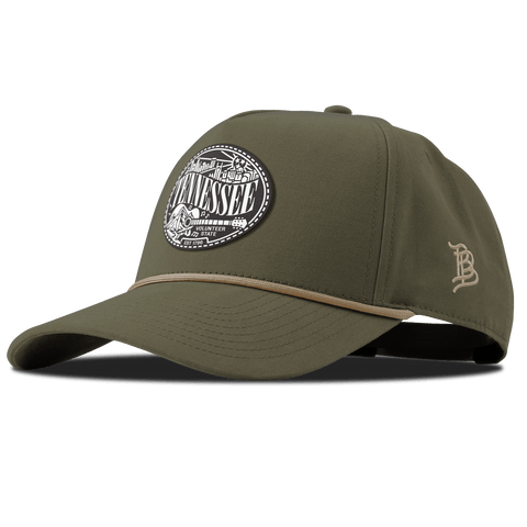Tennessee Traveler Curved Canvas 5 Panel Rope Vintage Loden