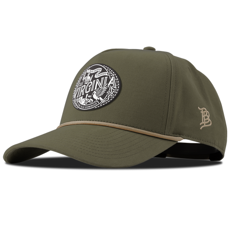 Virginia Traveler Curved Canvas 5 Panel Rope Vintage Loden