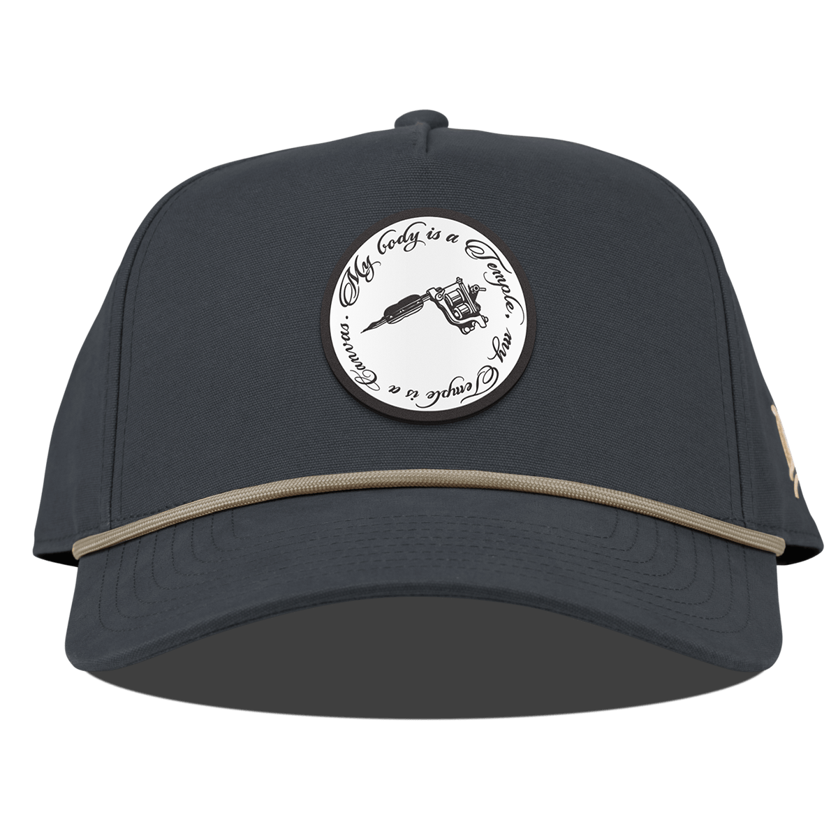 Artist Choice Curved Canvas 5 Panel Rope Vintage Navy