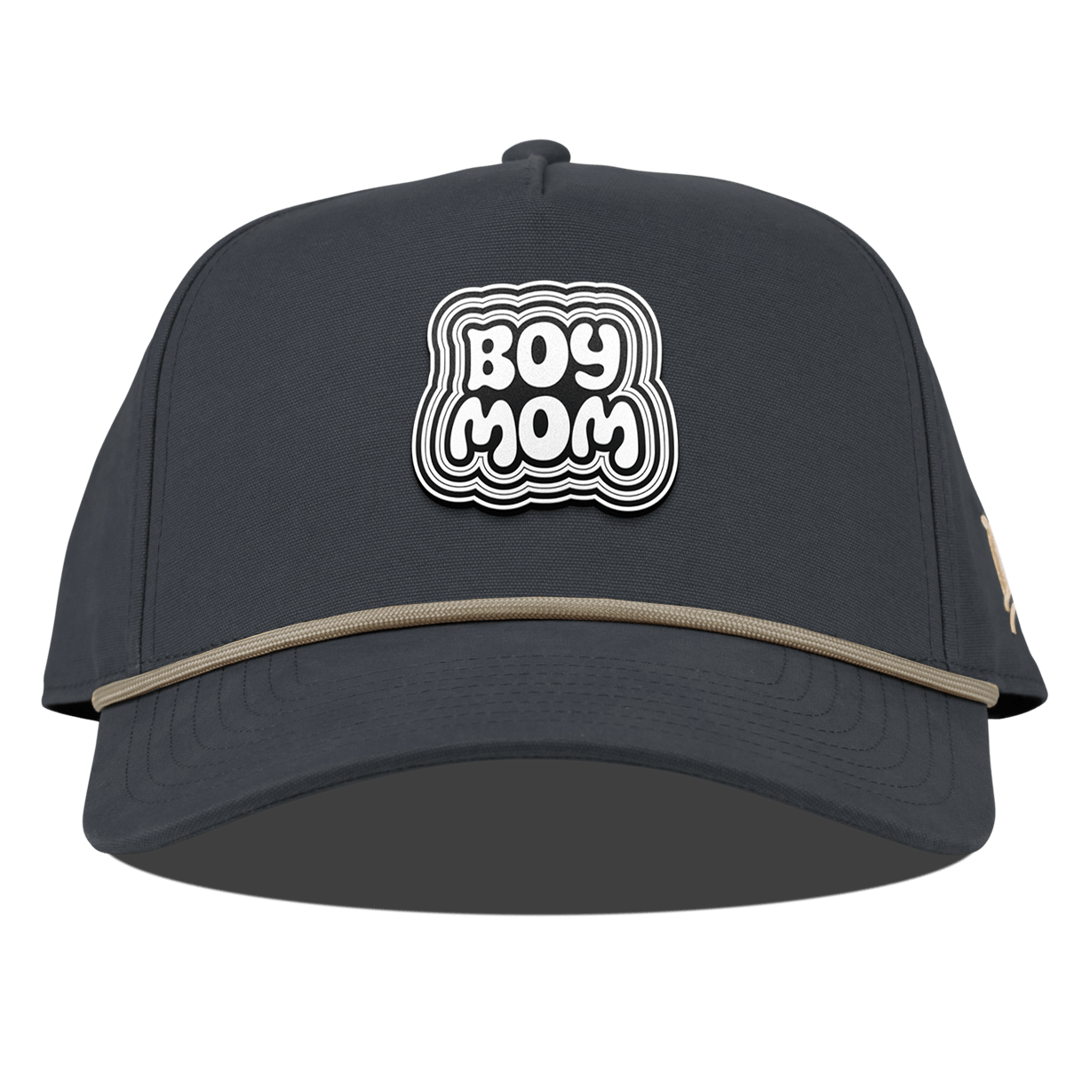 Boy Mom Curved Canvas 5 Panel Rope Vintage Navy