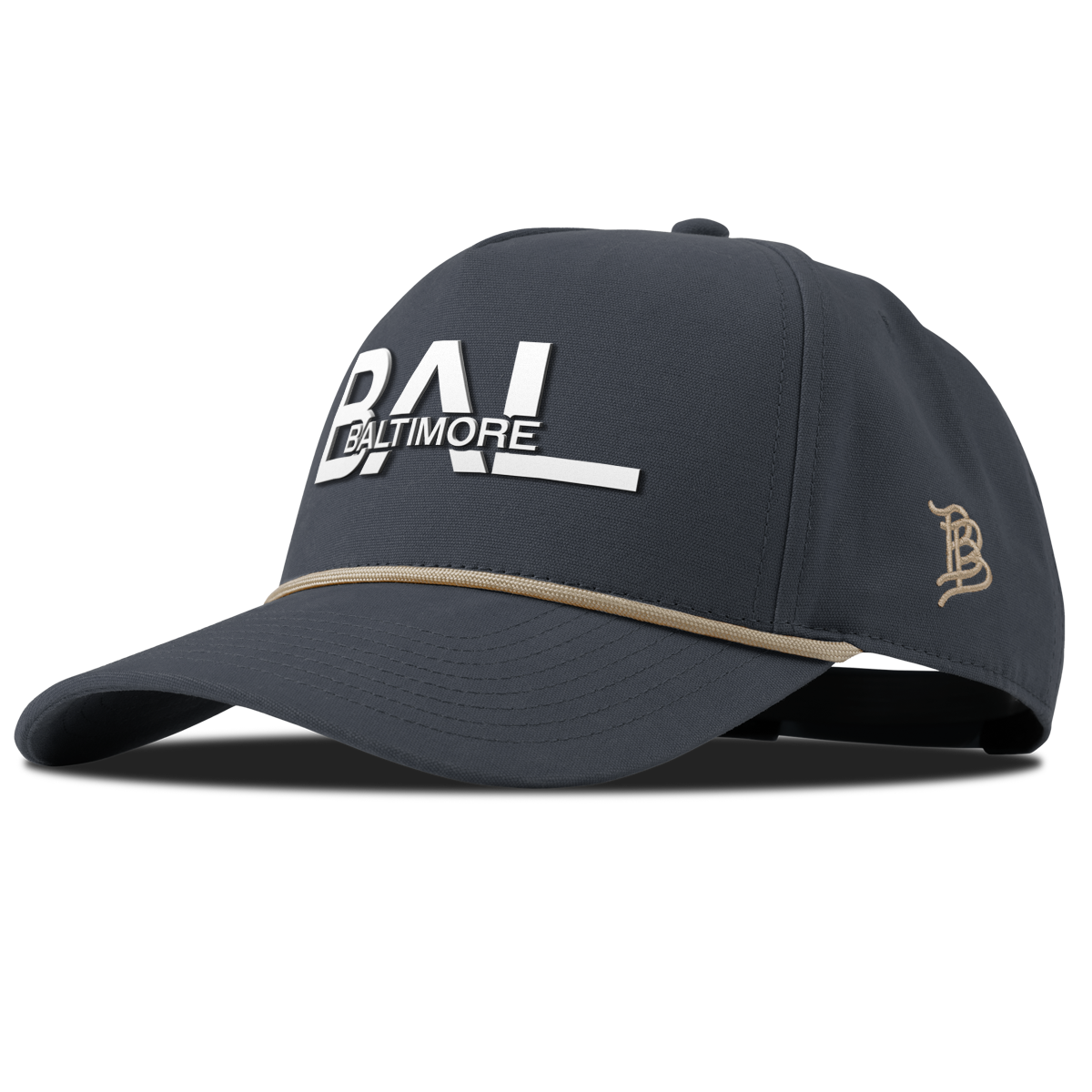 City Block Baltimore Curved Canvas 5 Panel Rope Vintage Navy