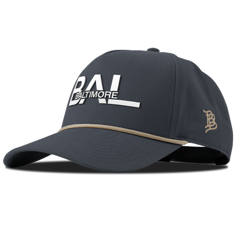 City Block Baltimore Curved Canvas 5 Panel Rope Vintage Navy