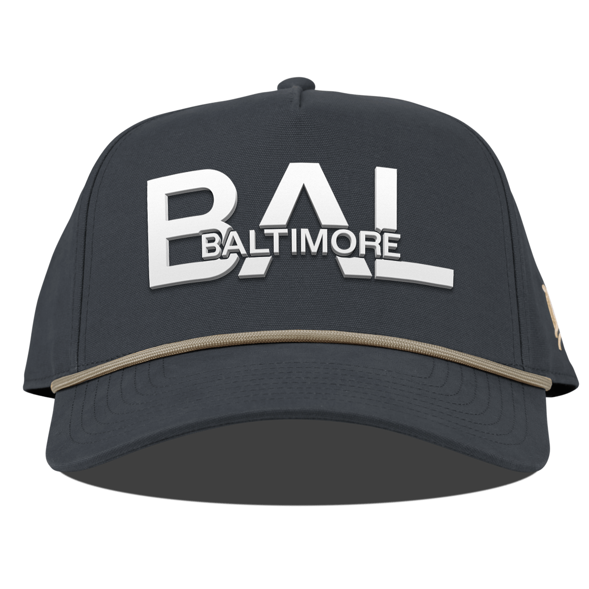 City Block Baltimore Curved Canvas 5 Panel Rope Vintage Navy